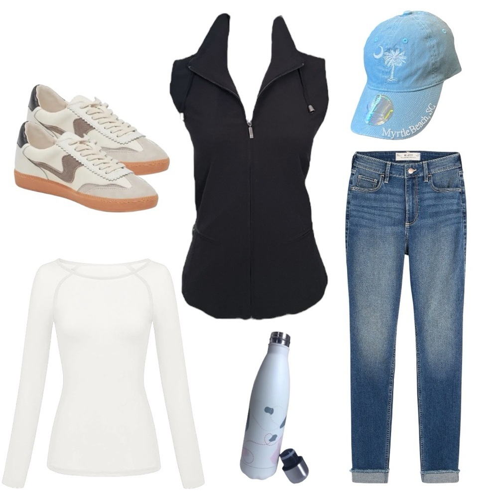 Chico’s Black Lightweight UPF Travel Vest sz S - Picture 13 of 15